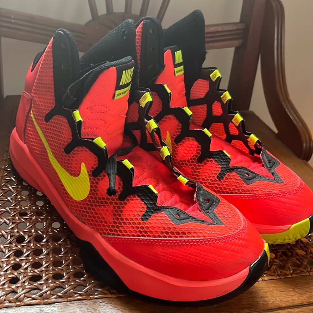 Neon Red Nikes